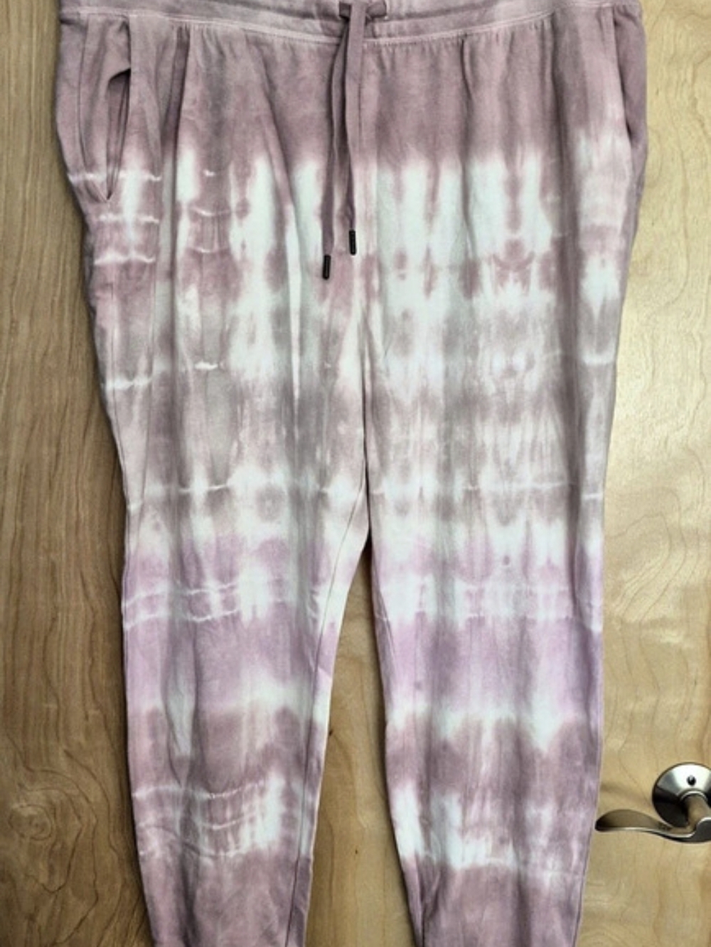 Specifics Tie-Dye Joggers in Pink, Tan & White XL NWT